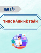 Hệ thống bài tập ôn tập Thực hành kế toán
