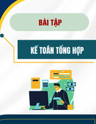 Bài tập môn Kế toán tổng hợp