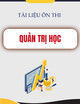 Tài liệu ôn thi môn Quản trị học