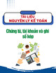 Tài liệu Nguyên lý kế toán - Chứng từ, tài khoản và ghi sổ kép