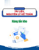Tài liệu Nguyên lý kế toán - Hàng tồn kho
