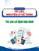 Tài liệu Nguyên lý kế toán - Tài sản cố định hữu hình