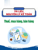 Tài liệu Nguyên lý kế toán - Thuế, mua hàng, bán hàng