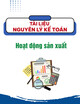 Tài liệu Nguyên lý kế toán - Hoạt động sản xuất