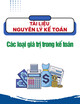 Tài liệu Nguyên lý kế toán - Các loại giá trị trong kế toán