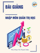 Bài giảng Nhập môn Quản trị học: Chương 3 - GV. ThS. Phan Thị Thanh Hiền
