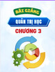 Bài giảng Quản trị học - Chương 3: Nhà quản trị